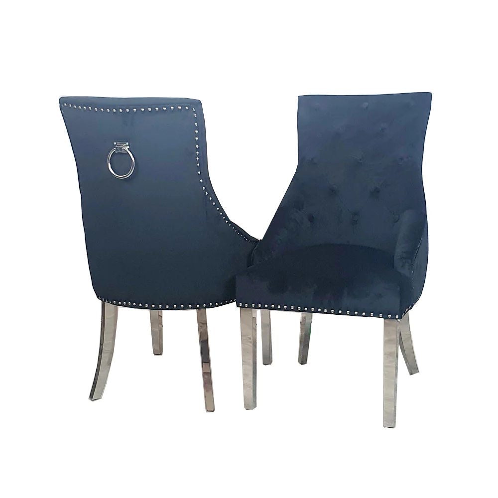 2x Duke Ring Back Dining Chair