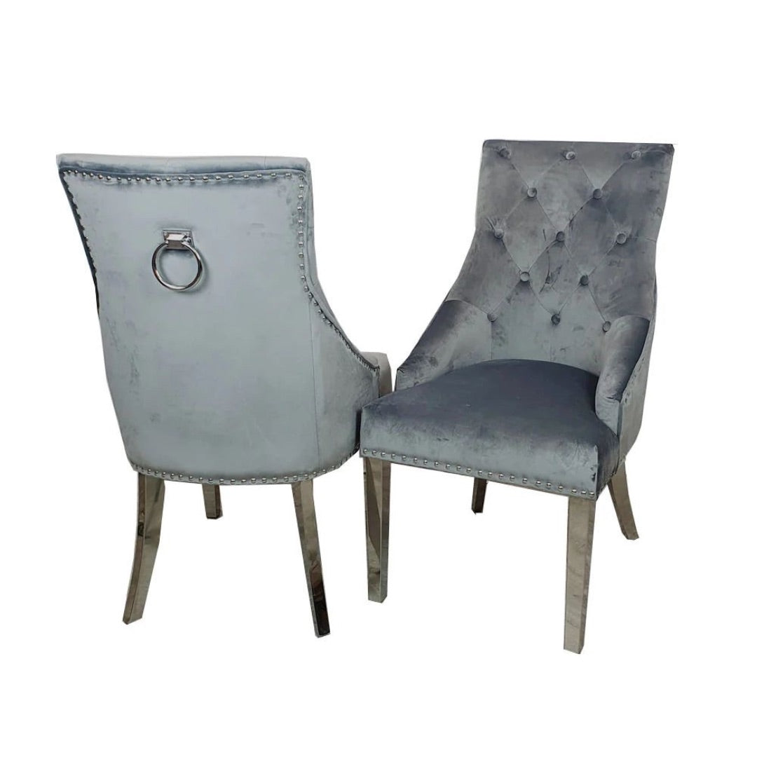 2x Duke Ring Back Dining Chair