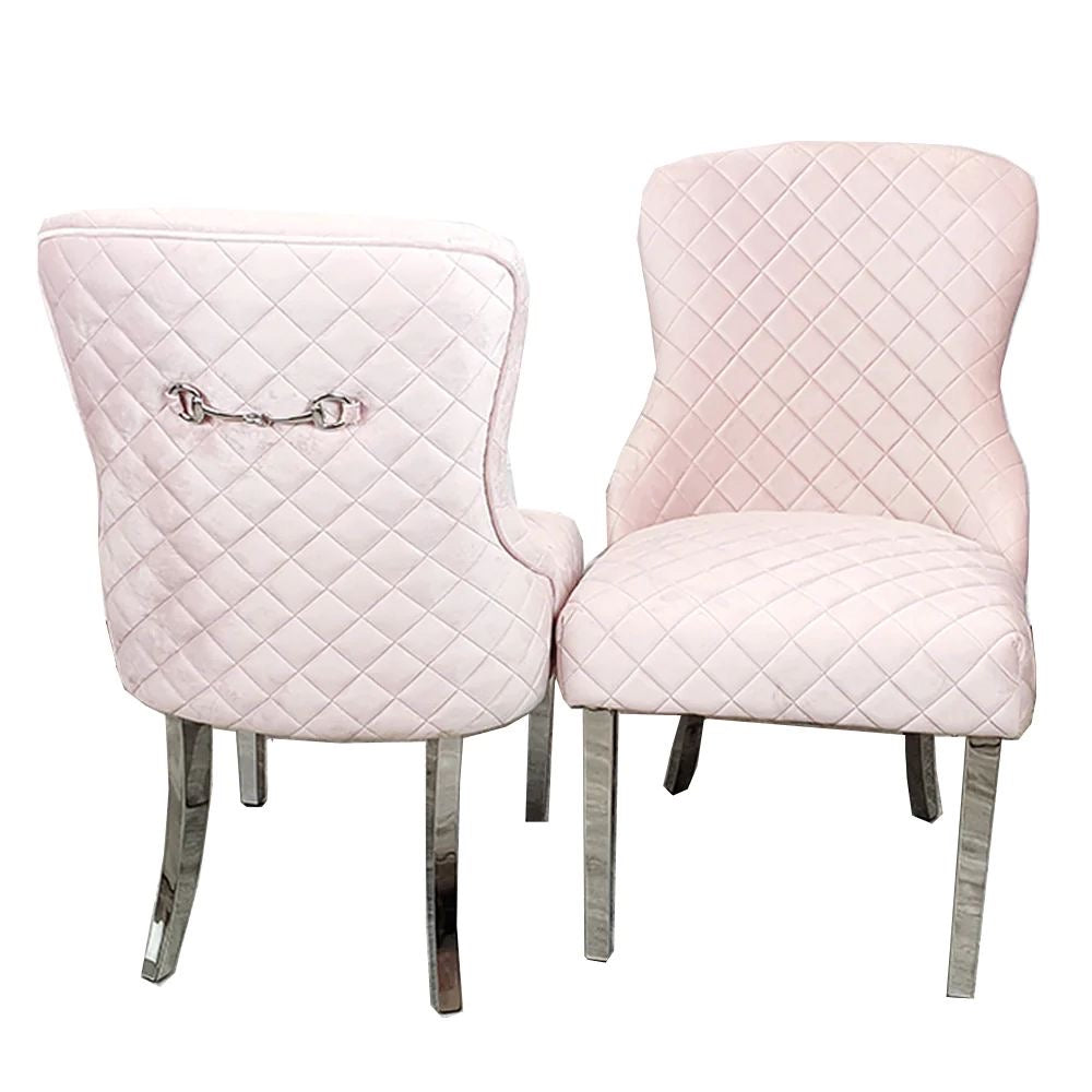 2x Kate Buckle Clasp Dining Chair