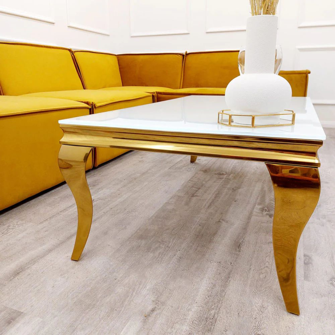 Louis Gold Leg Coffee Table