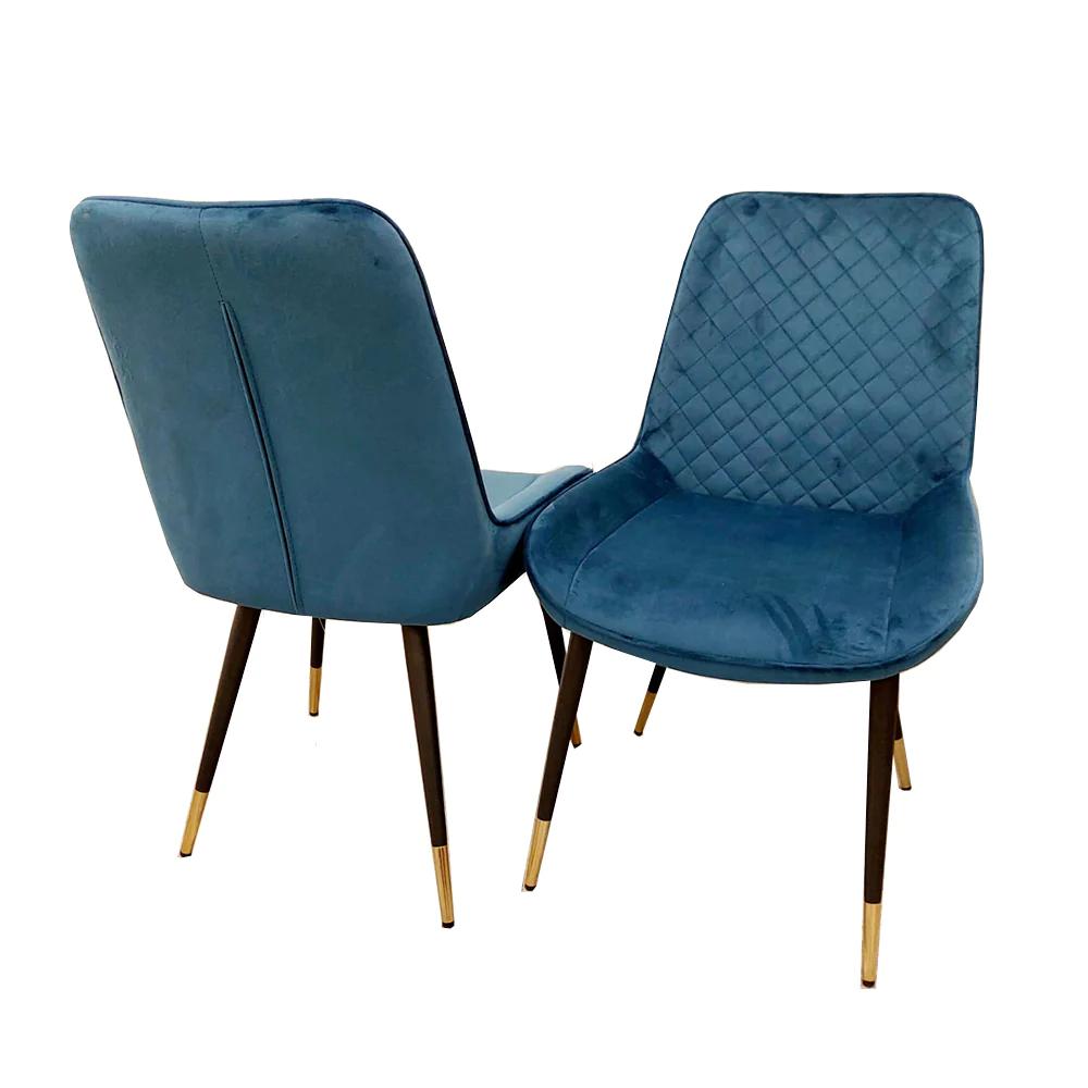 2x Luna Velvet Dining Chair