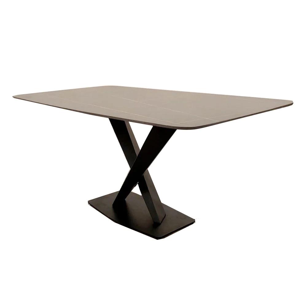 Apollo Black Dining Table with Black Sintered Stone