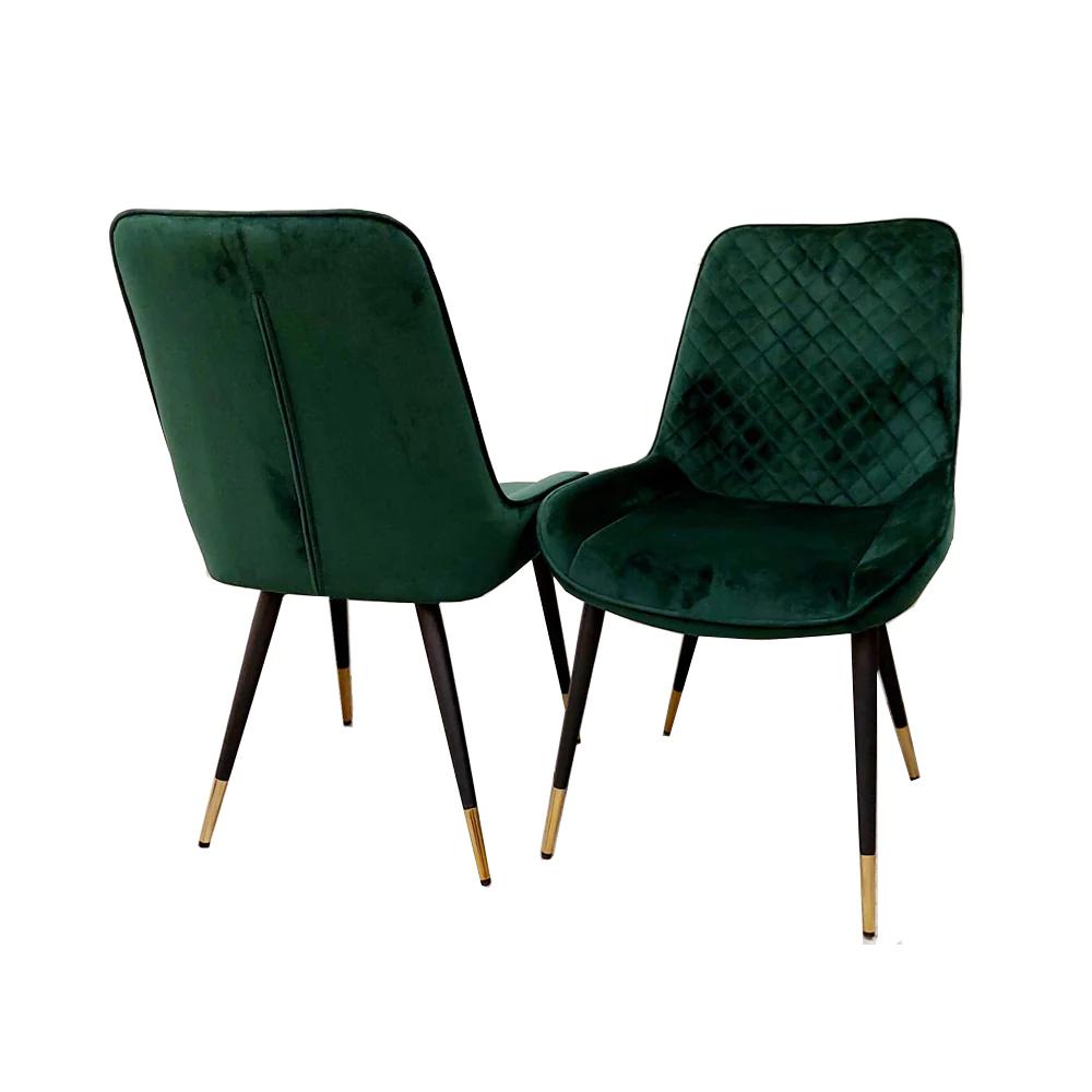 2x Luna Velvet Dining Chair